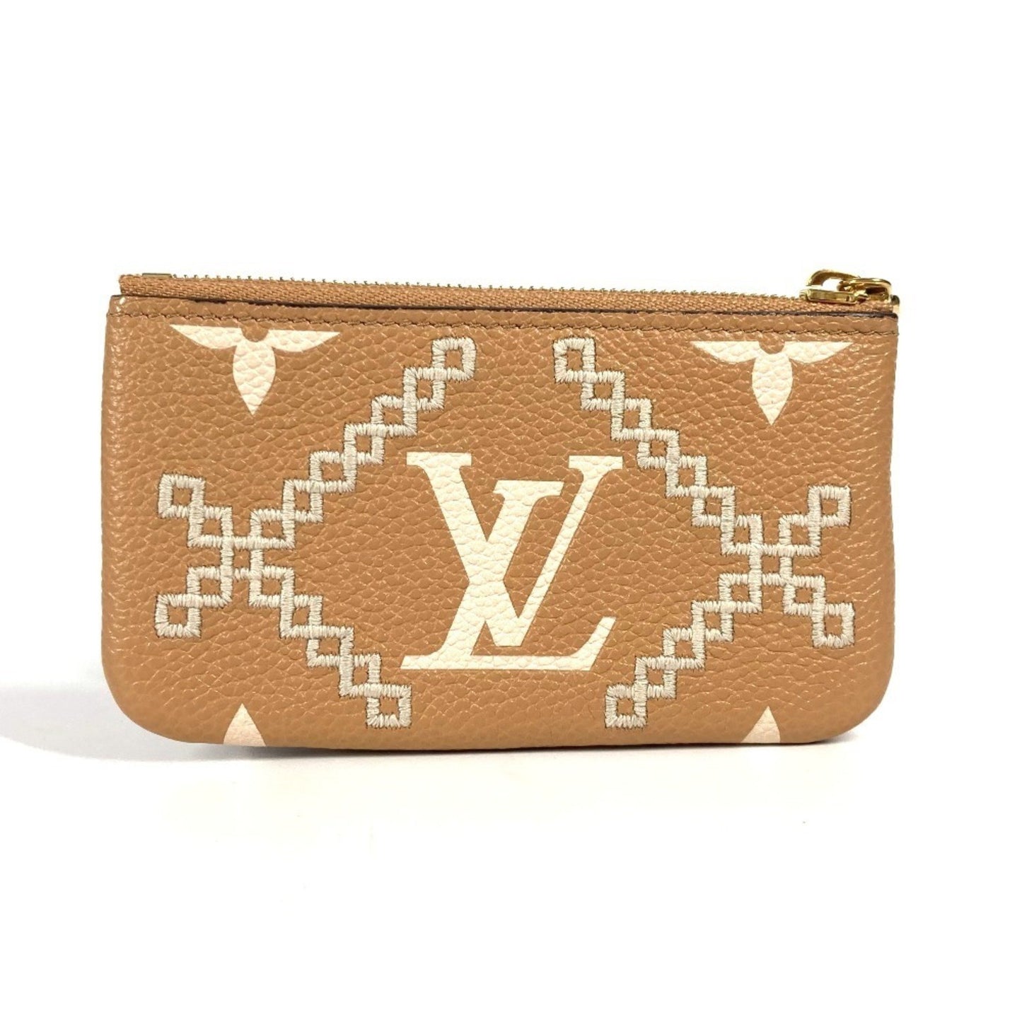 Louis Vuitton M81165 Monogram Empreinte Pochette Cle Wallet Coin Purse Key Ring Wallet/Coin Case