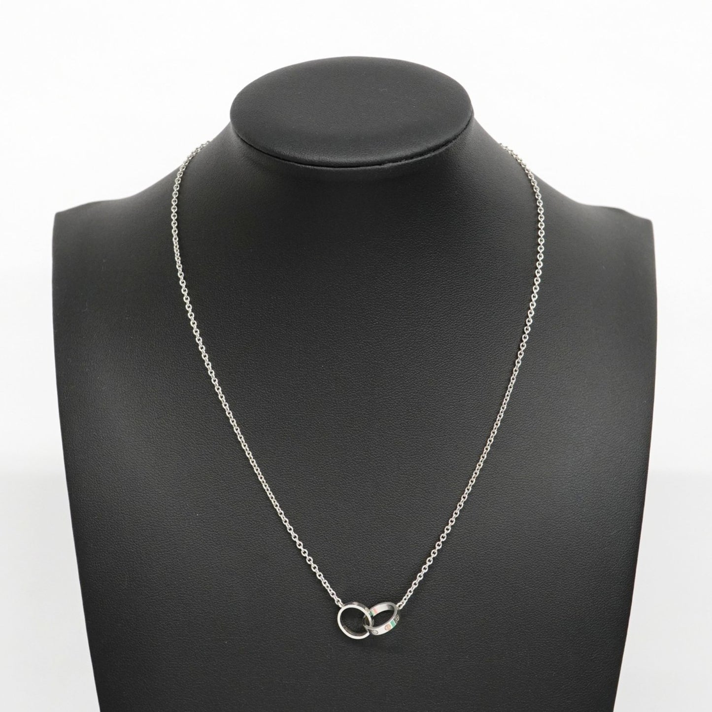 Cartier Baby Love Necklace In 18K White Gold