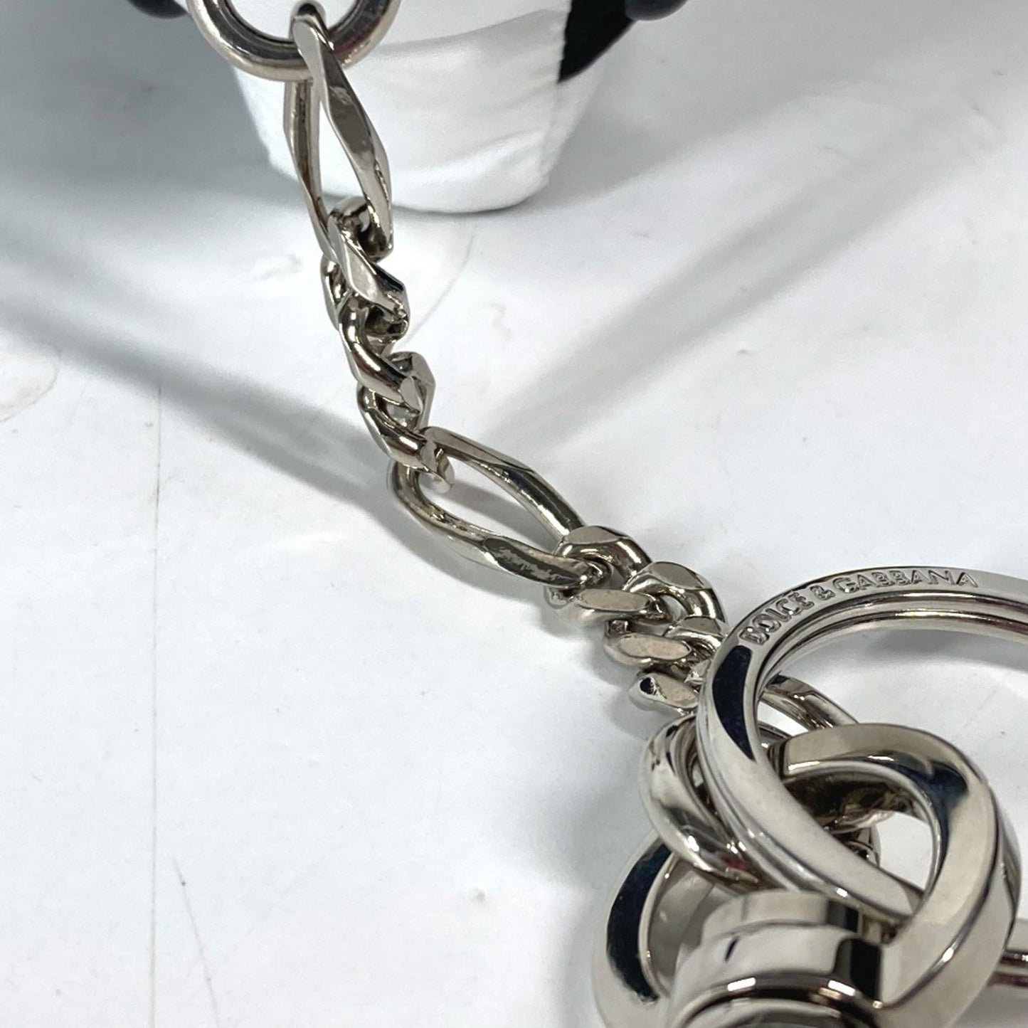 Dolce & Gabbana Dolce&Gabbana Jujutsu Kaisen Collaboration Panda Bag Charm Keychain Nylon