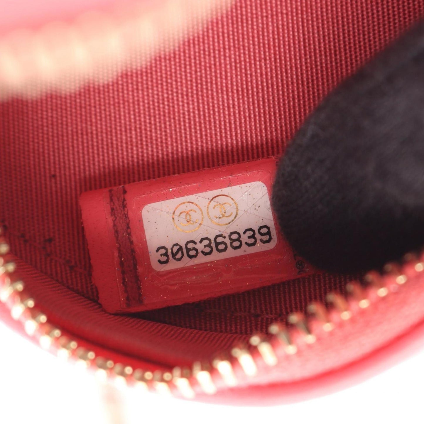 Chanel Matelasse Round Mini Shoulder Bag In Lambskin Leather