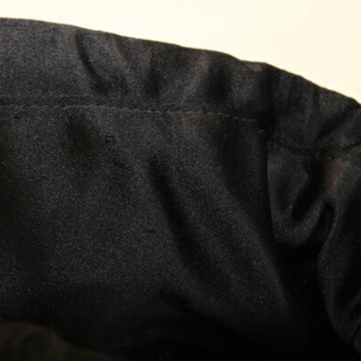 Miu Miu Miu Bag Black Satin Rhinestone Beads Chain Shoulder Pochette