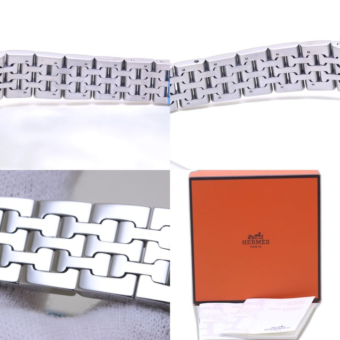 Hermes H Watch Hh1.210.214 4804 Stainless Steel