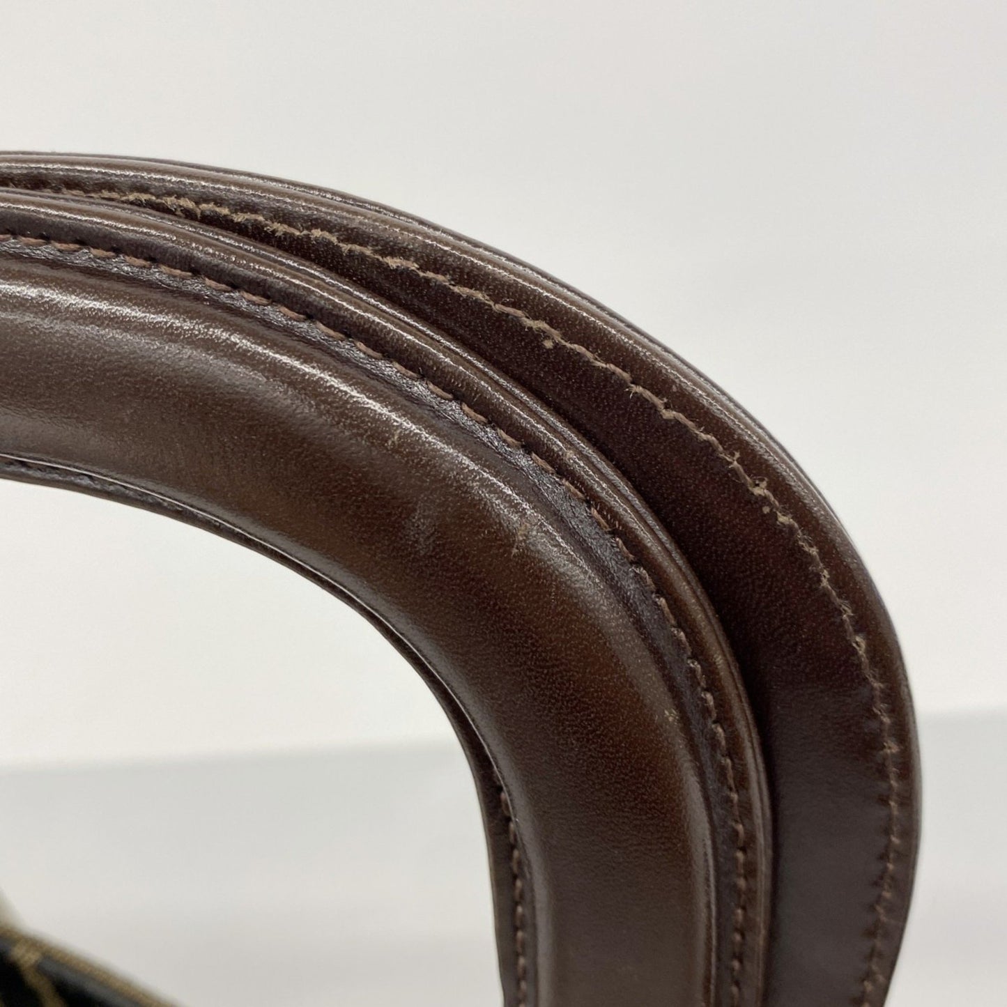 Fendi Zucca Nylon Canvas Handbag In Brown