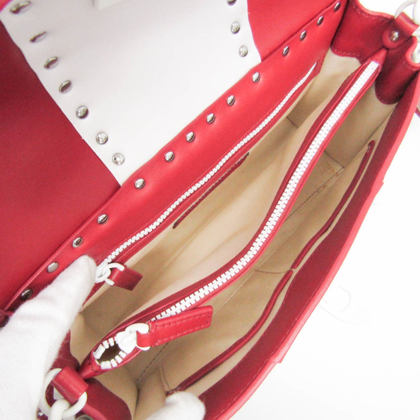 Valentino Garavani Spike Lockstuds Single Handle Bag Pw2B0094Ydw Women'S Leather Handbag