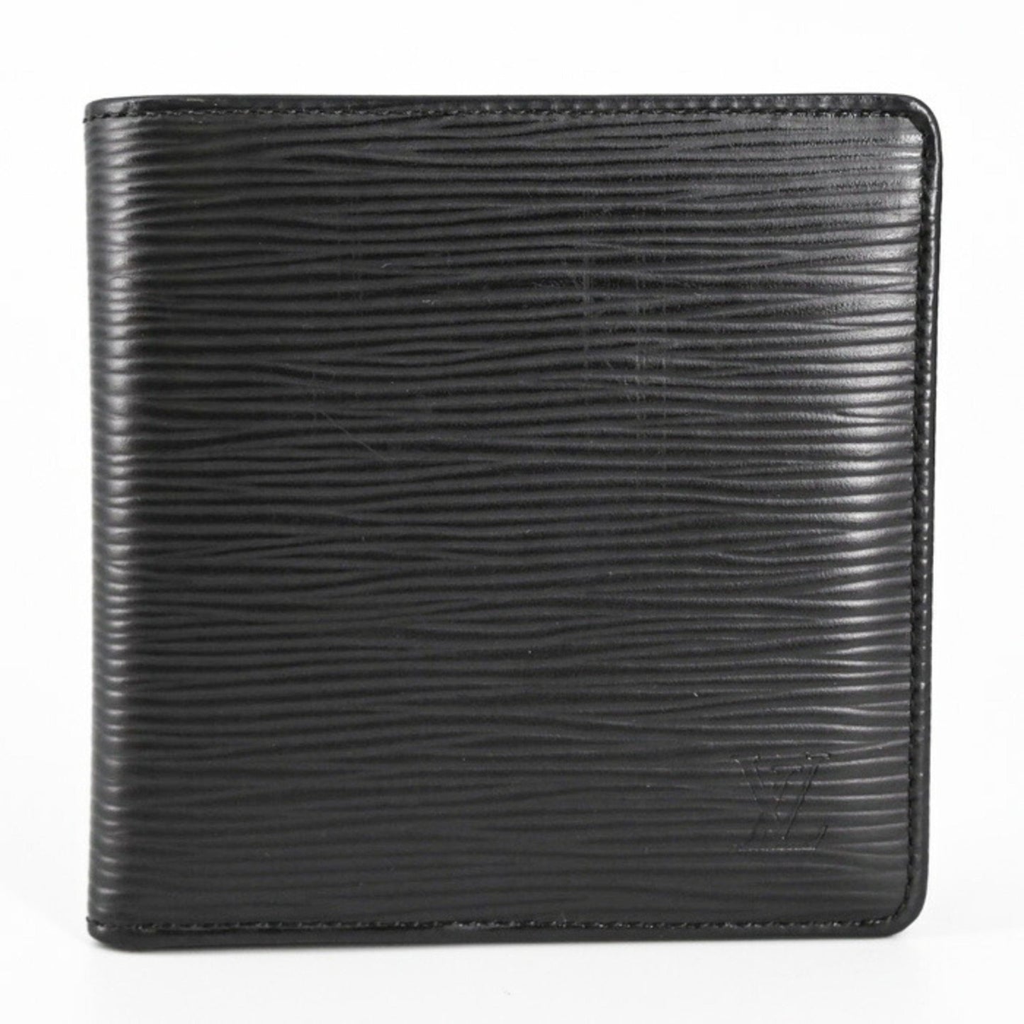 Louis Vuitton Epi Portefeuille Marco Bifold Wallet In Noir Black (M63652)