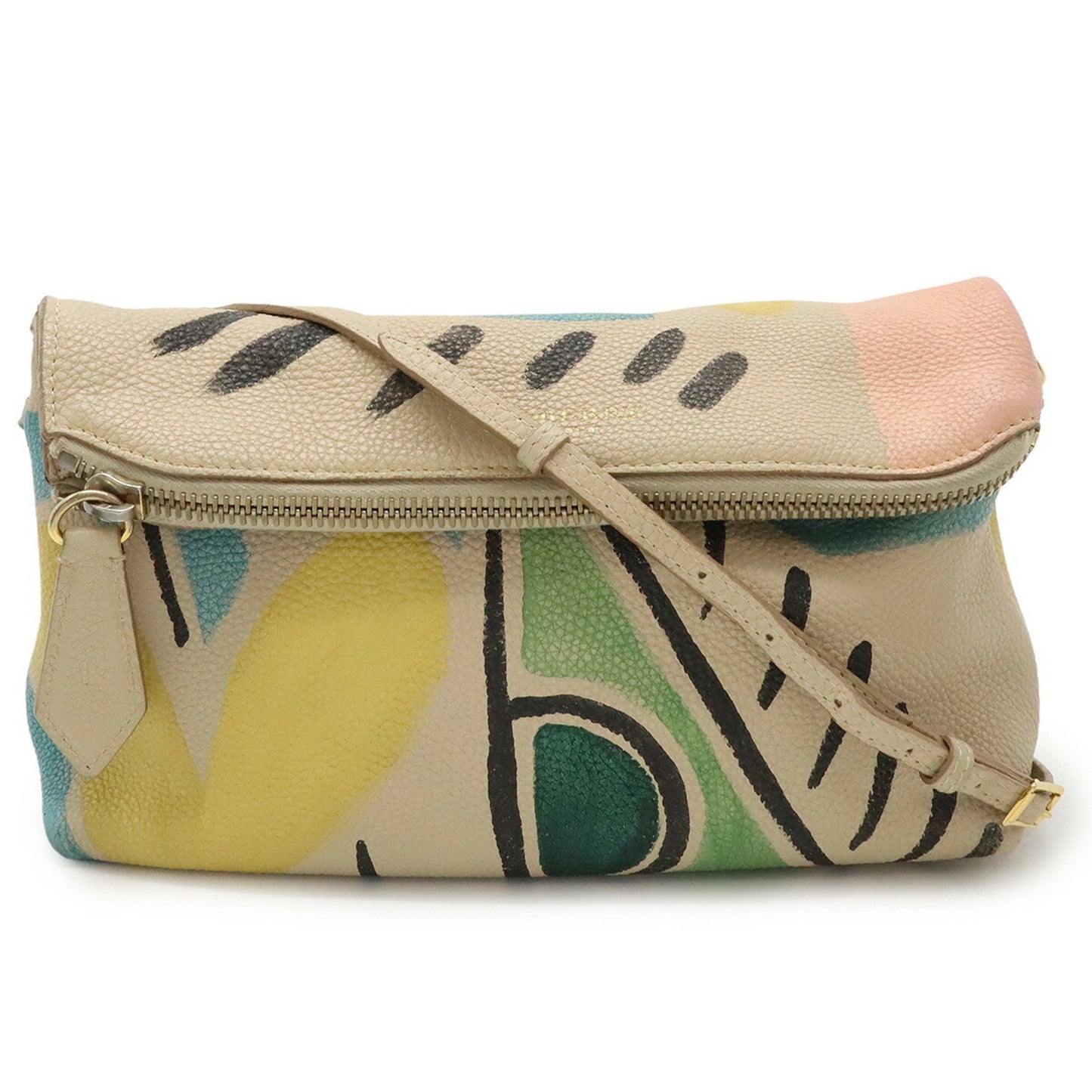 Burberry Prorsum Shoulder Bag In Beige Leather