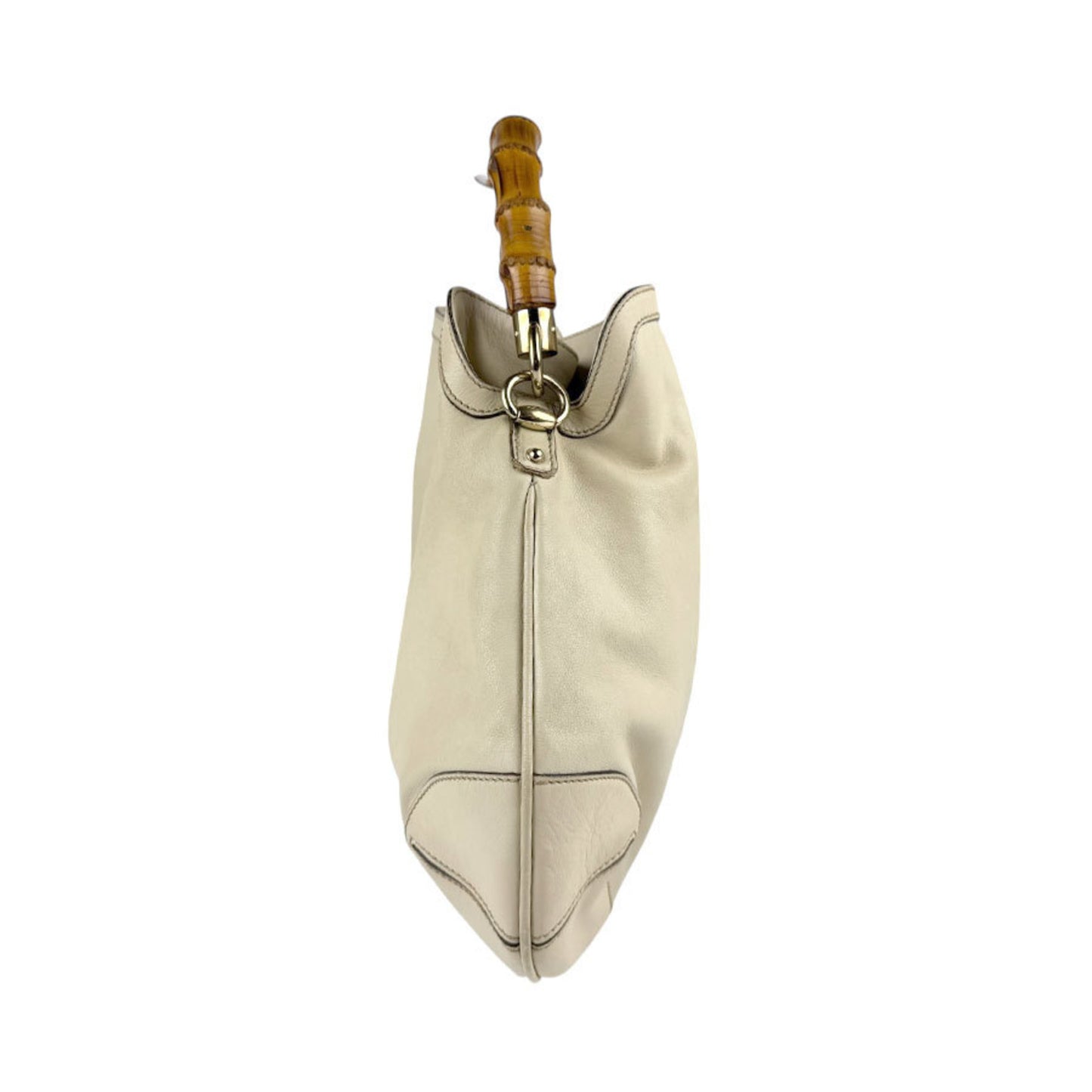 Gucci Shoulder Bag Handbag Leather Ivory