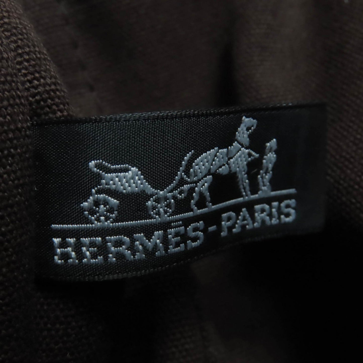 Hermes Four Tou Mm Silver Hardware Serie Button Half Leather Canvas Tote Bag Brown Made In France