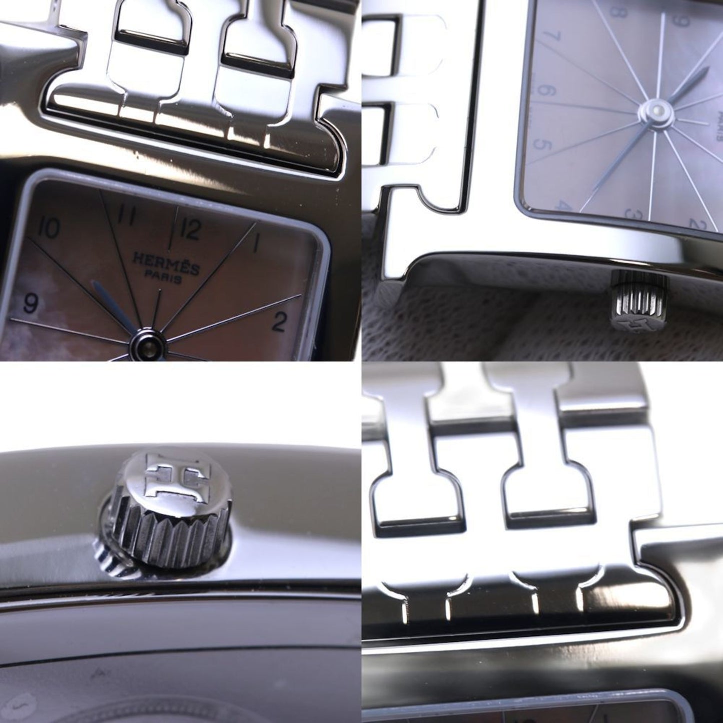 Hermes H Watch Hh1.210.214 4804 Stainless Steel