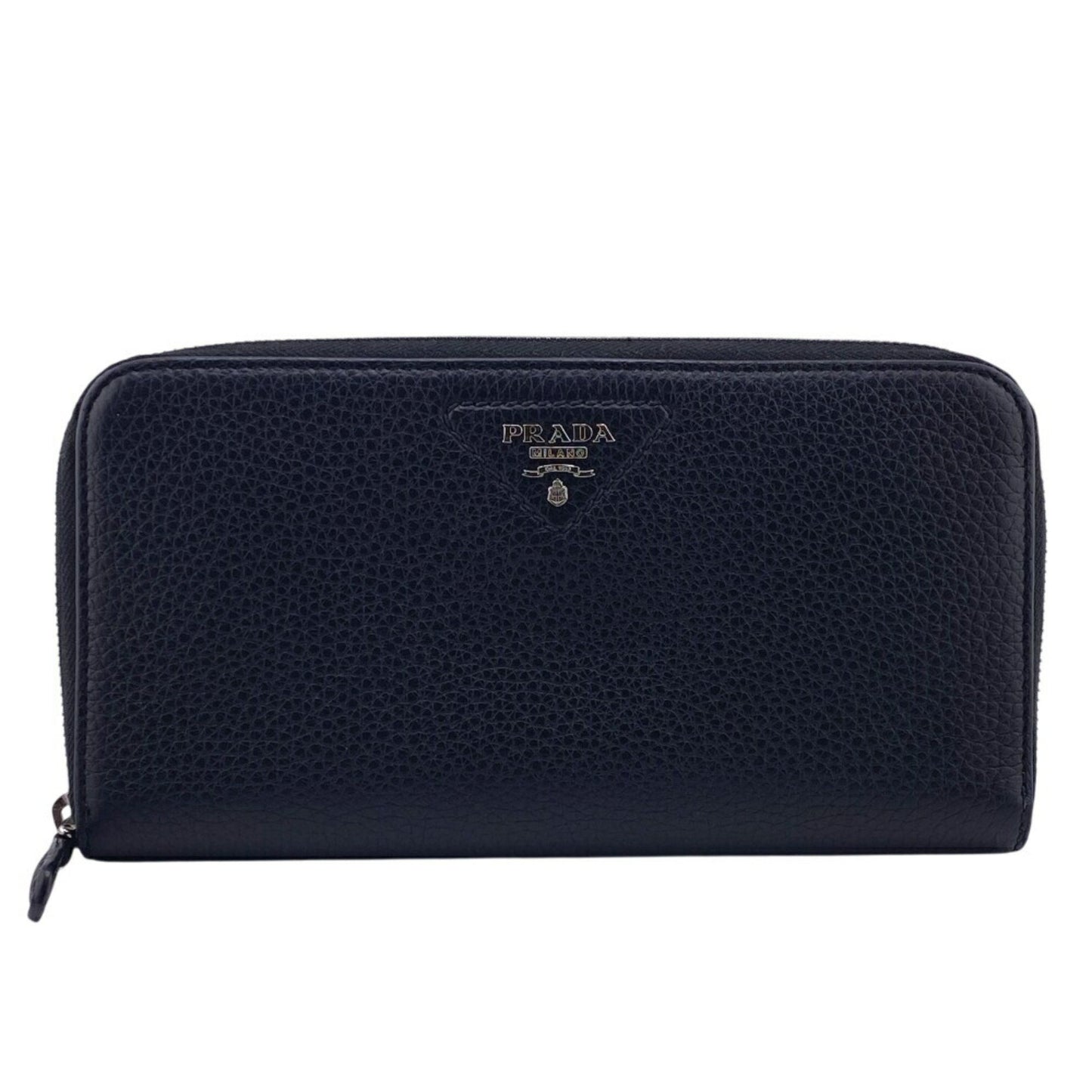 Prada 1Ml506-2Bbe Round Lettering Long Wallet