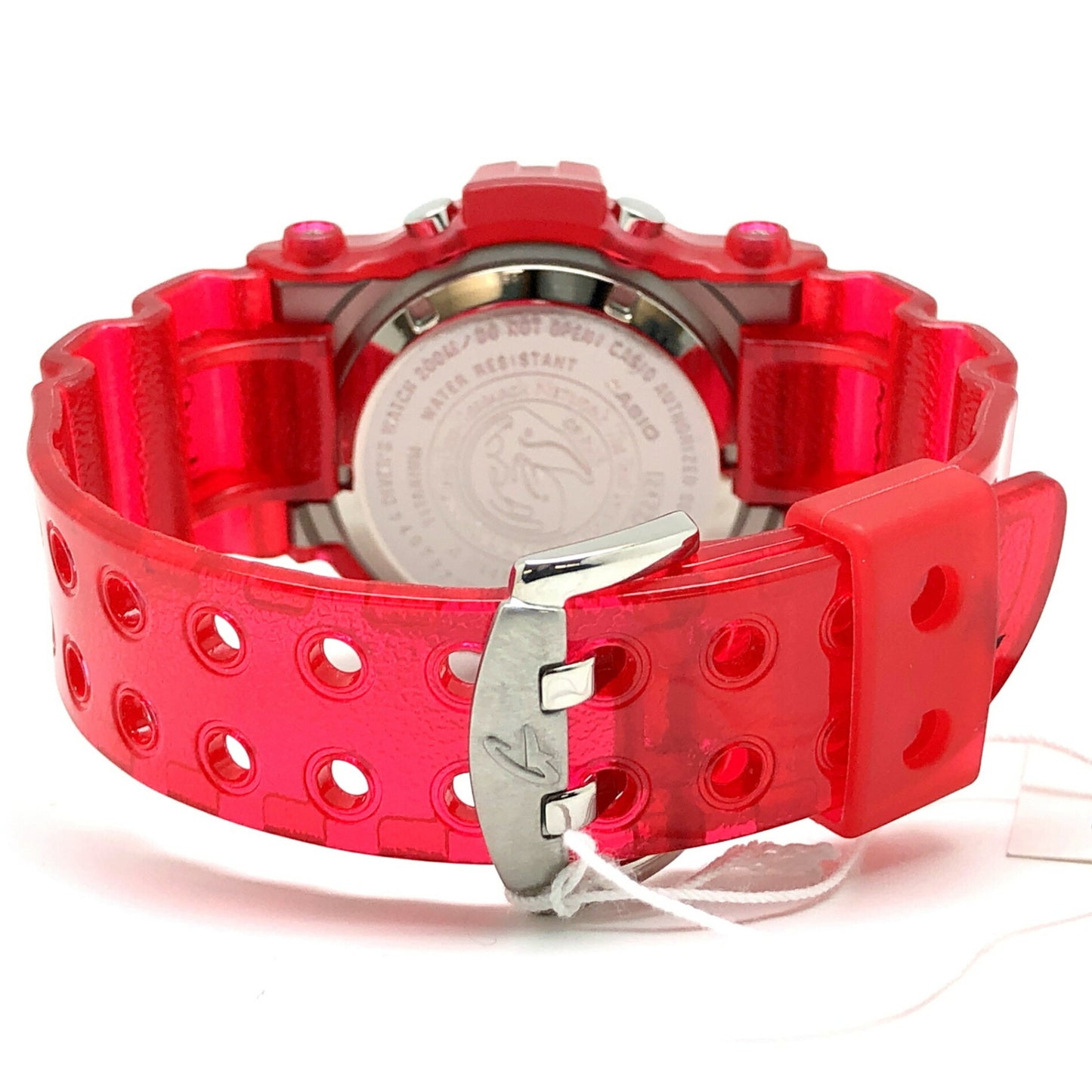 G-Shock Casio Watch Gw-203K-4 Frogman Irukuji 2003 Candy Red Skeleton Tough Solar 9Th Iruka Whale