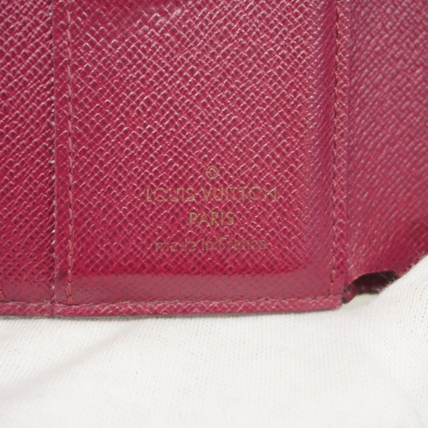 Louis Vuitton Monogram Portefeuille Zoe Tri-Fold Wallet M62932 Brown Fuchsia