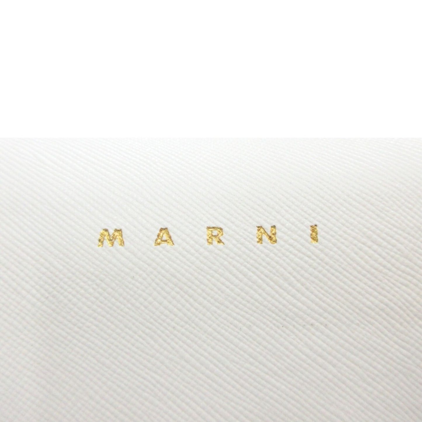 Marni Leather 2Way Waist Pouch Shoulder Body Bag White Brown
