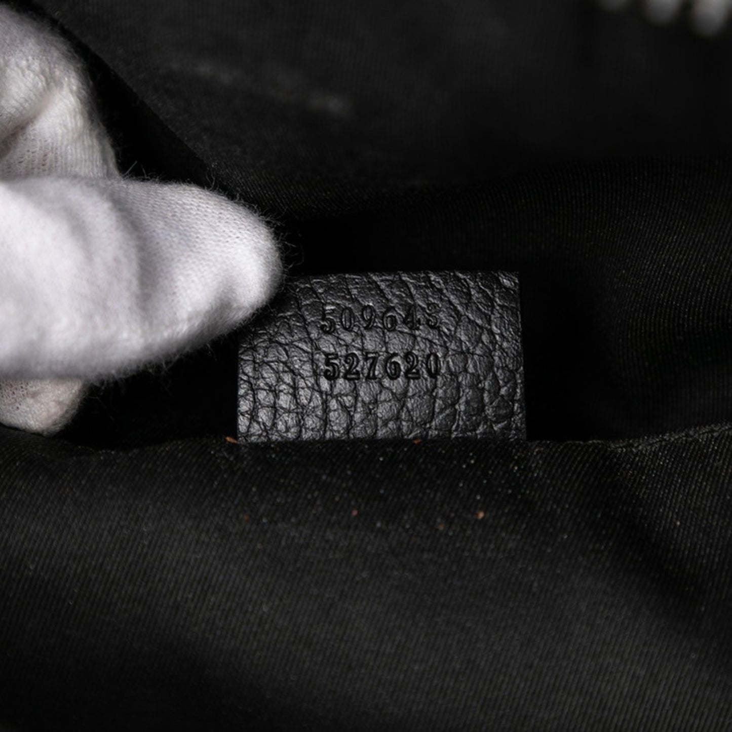 Gucci Gg Nylon Belt Bag/Waist Bag 509643 Black Leather