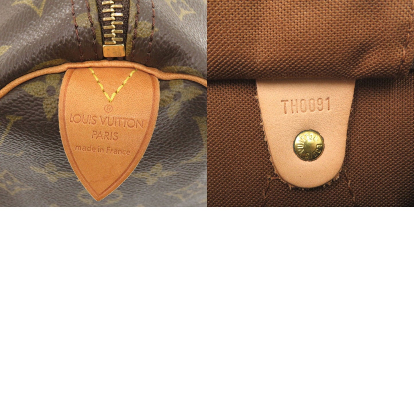 Louis Vuitton Speedy 30 Monogram M41526 Brown Handbag Lv 0873 Louis Vuitton