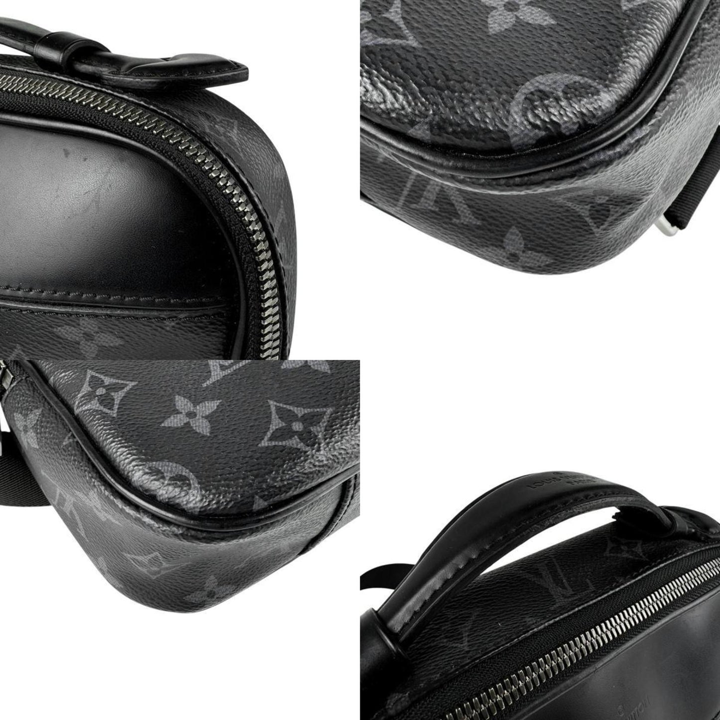 Louis Vuitton Louis Vuitton Body Bag Waist Pouch Monogram Eclipse Bum Black