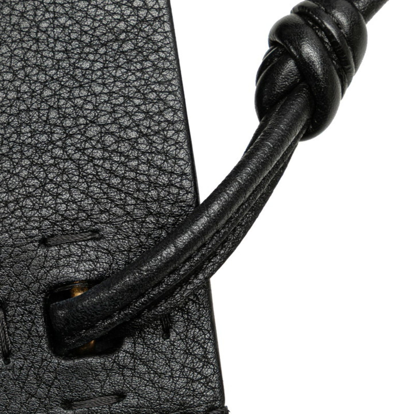 Studded Shoulder Bag In Black Leather
