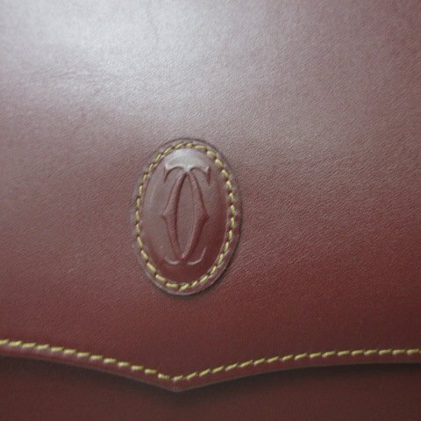 Cartier Must Line Shoulder Bag - Bordeaux Leather