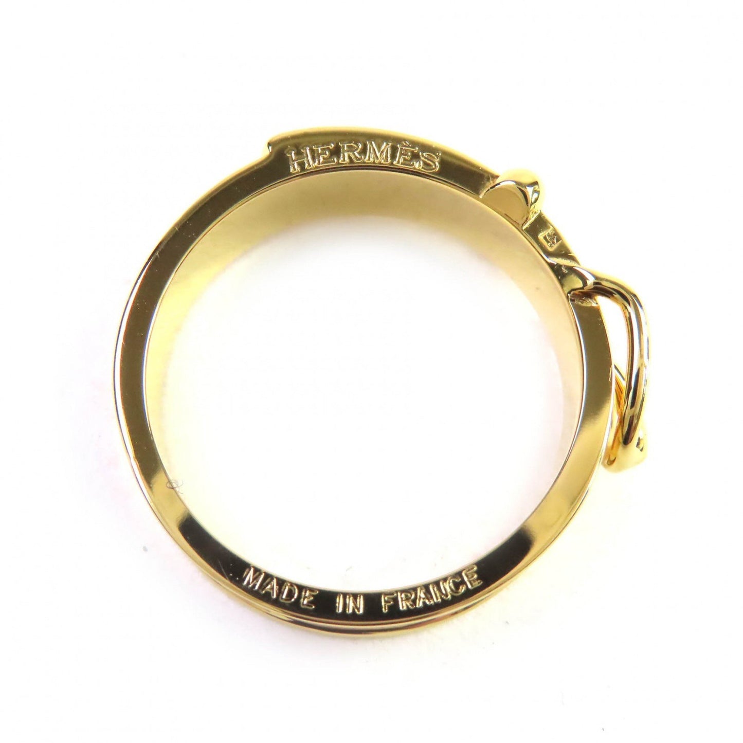 Hermes Boucle Cellier Belt Motif Scarf Ring