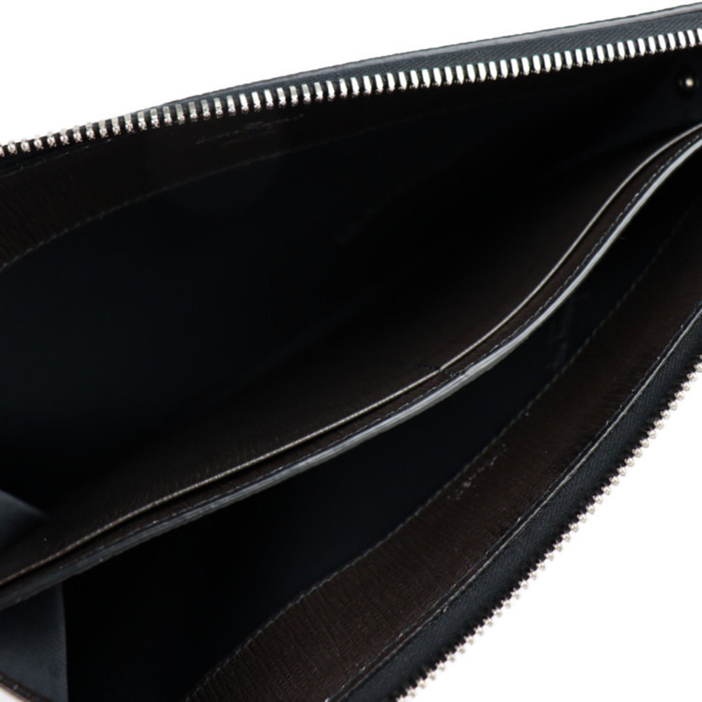 Salvatore Ferragamo Clutch Bag 24 A371 Leather Elefante Document Holder Second