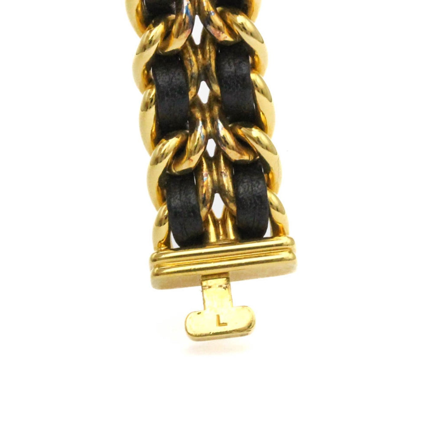 Chanel Premiere Size L Gold Plated Quartz