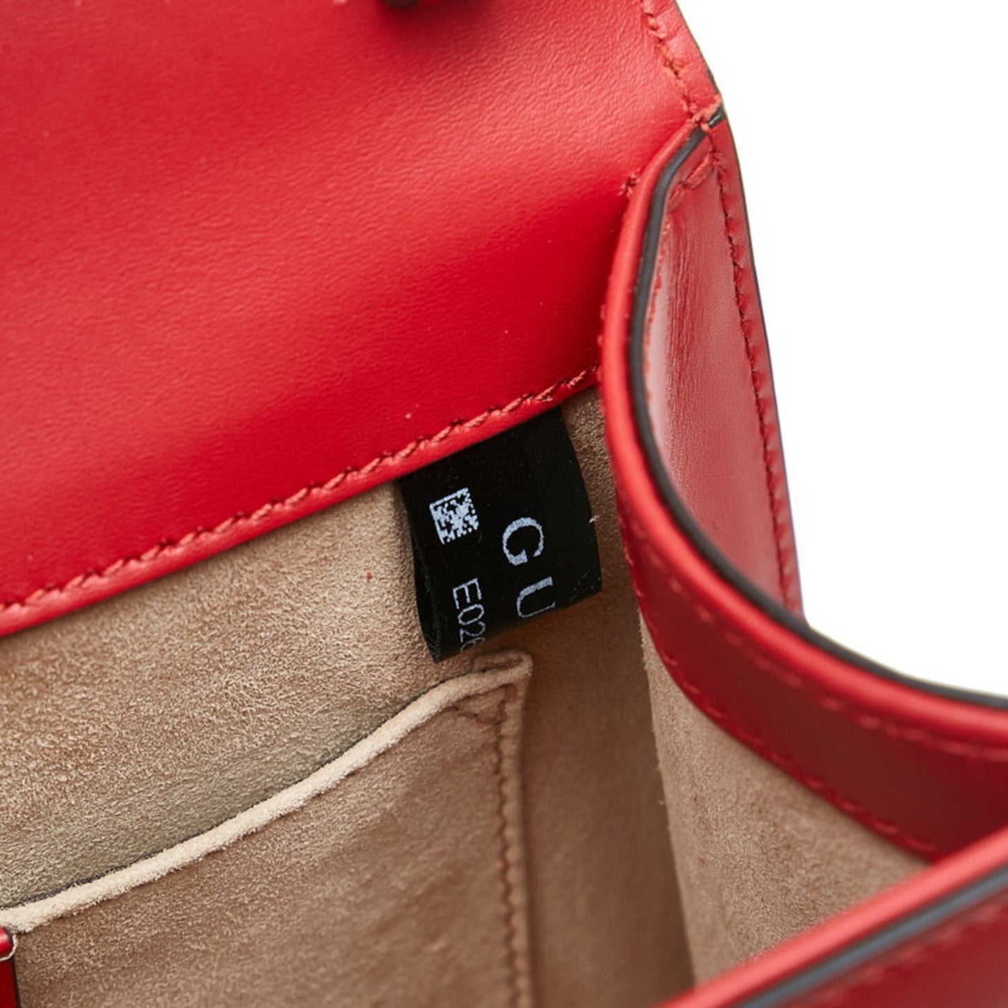 Gucci Sylvie Handbag Shoulder Bag 470270 Red Leather