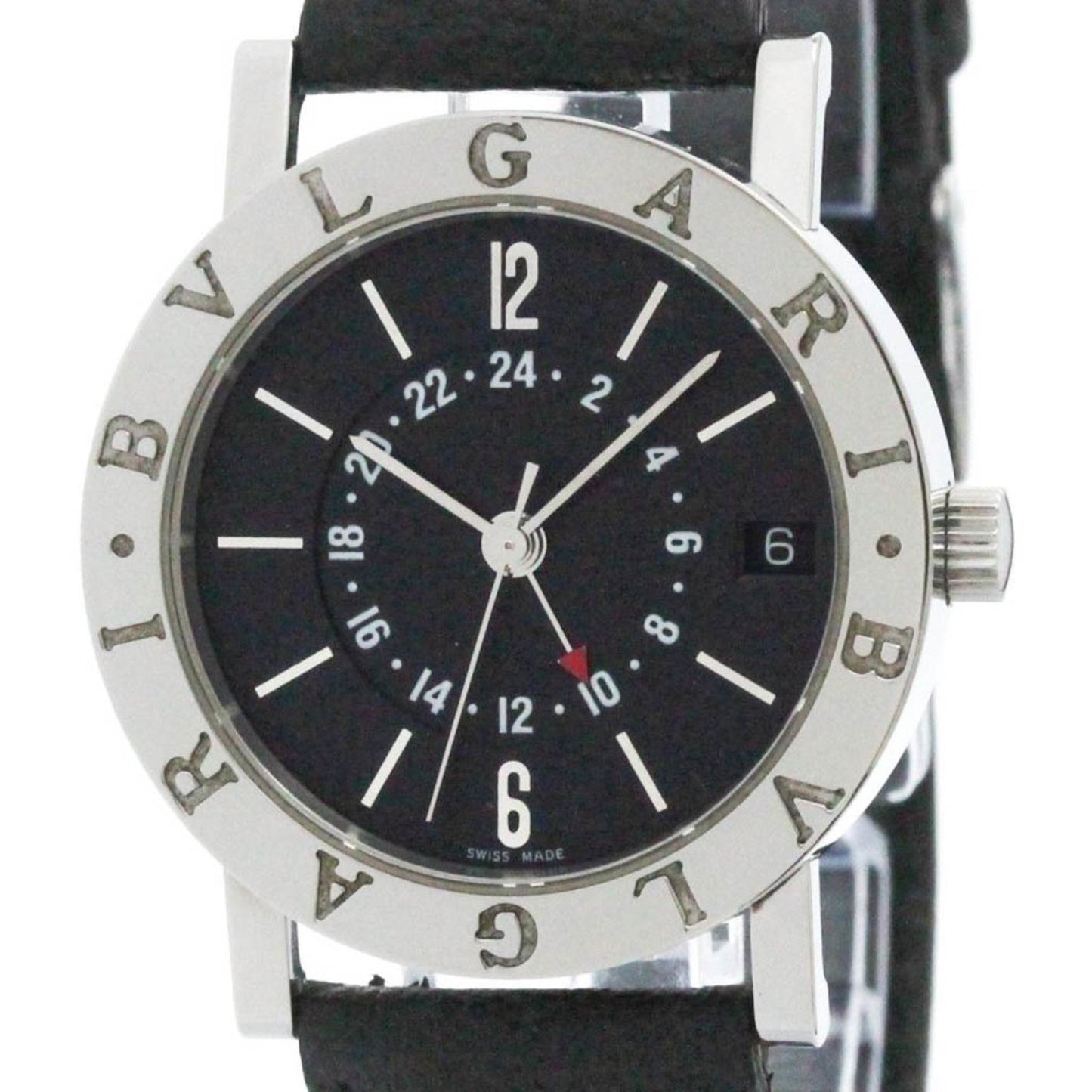 Polished Bvlgari Bvlgari-Bvlgari Gmt Automatic