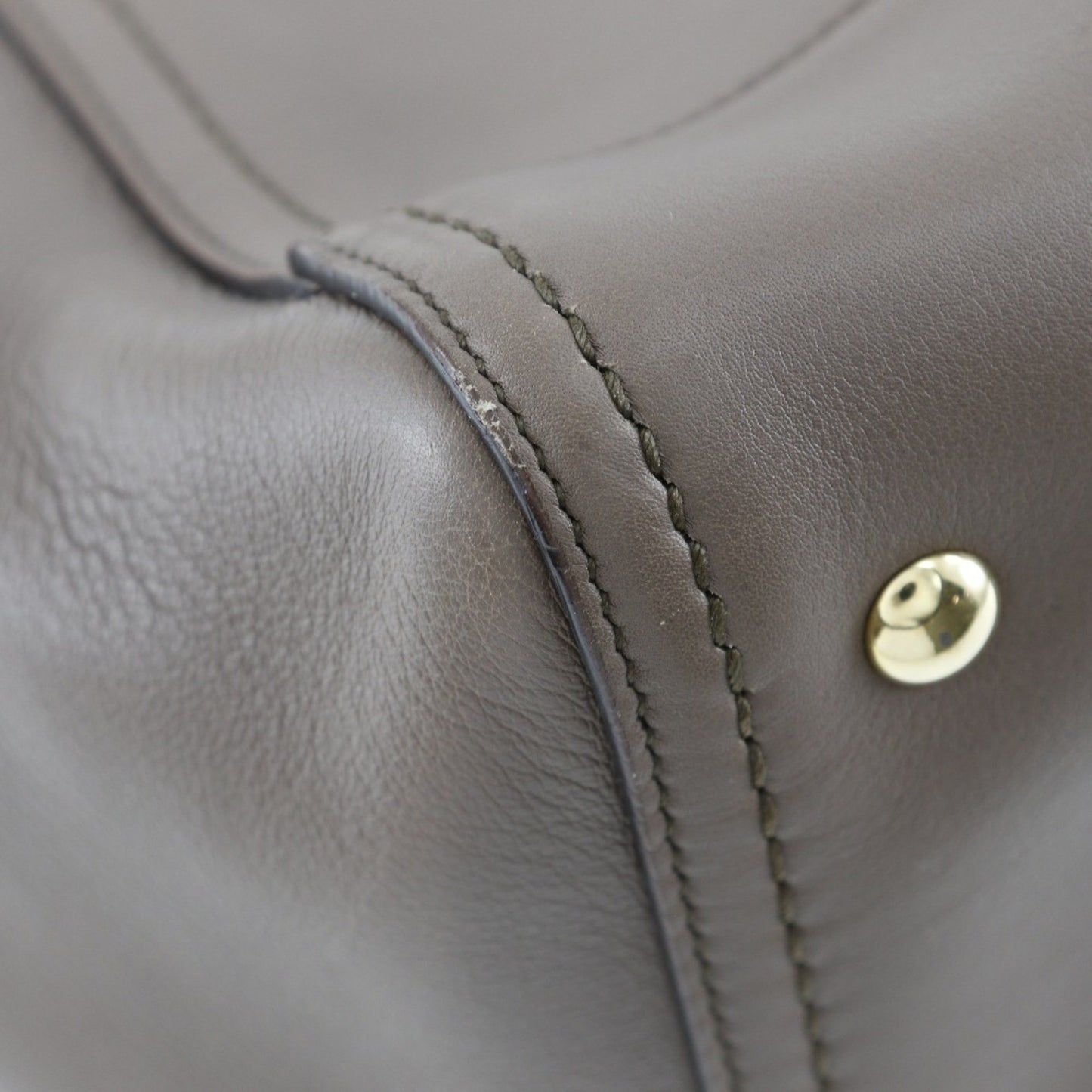 Salvatore Ferragamo Gancini Tote Bag Dy-21-D993 Calf Brown A5 Type
