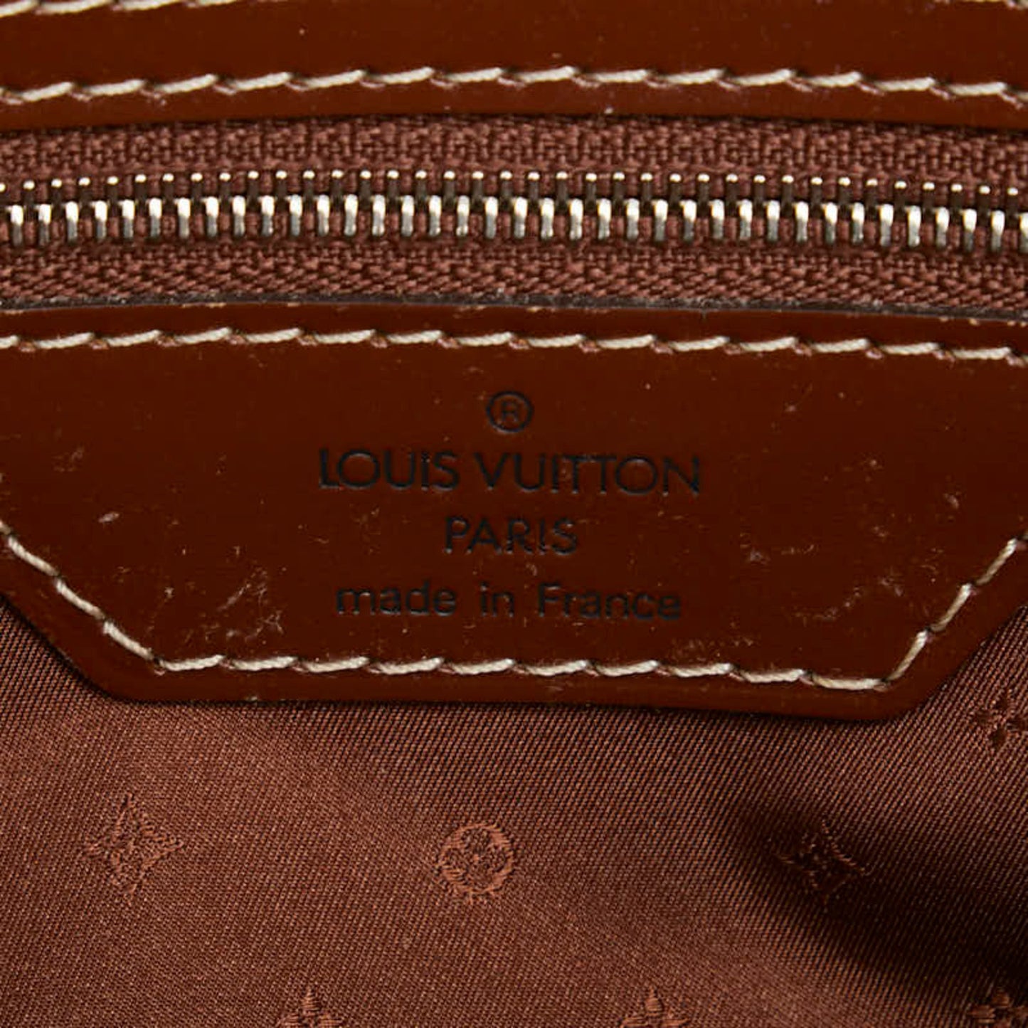 Louis Vuitton Suhali Lockit Pm Handbag M91889 Brown Leather