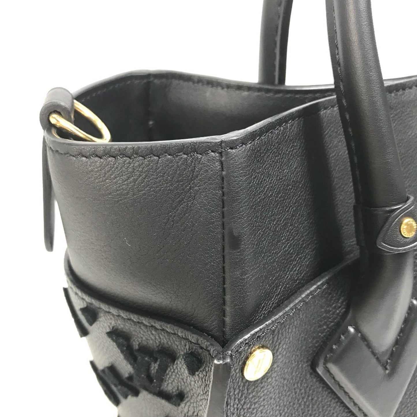 Louis Vuitton M53826 Monogram Tuftage Lv Logo On My Side Mm 2-Way Tote Bag
