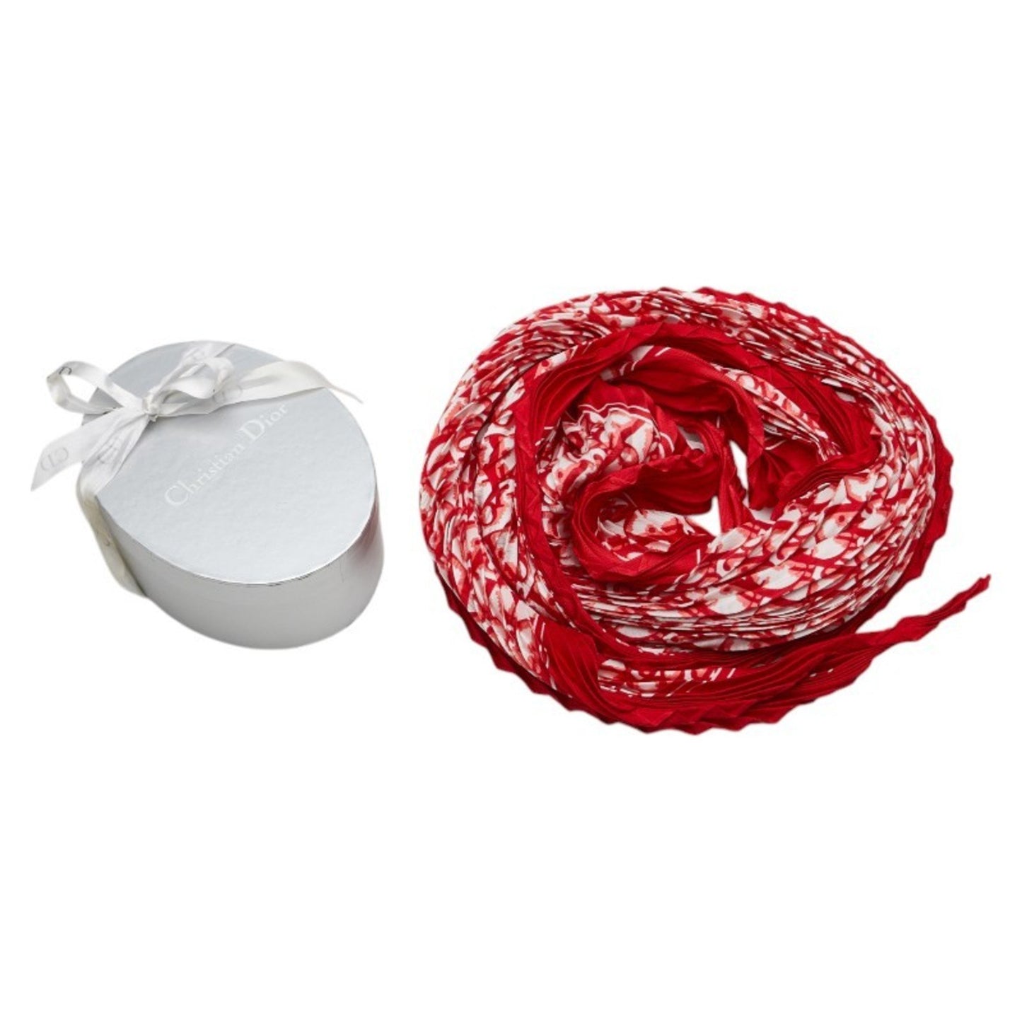 Christian Dior Dior Trotter Pleated Scarf