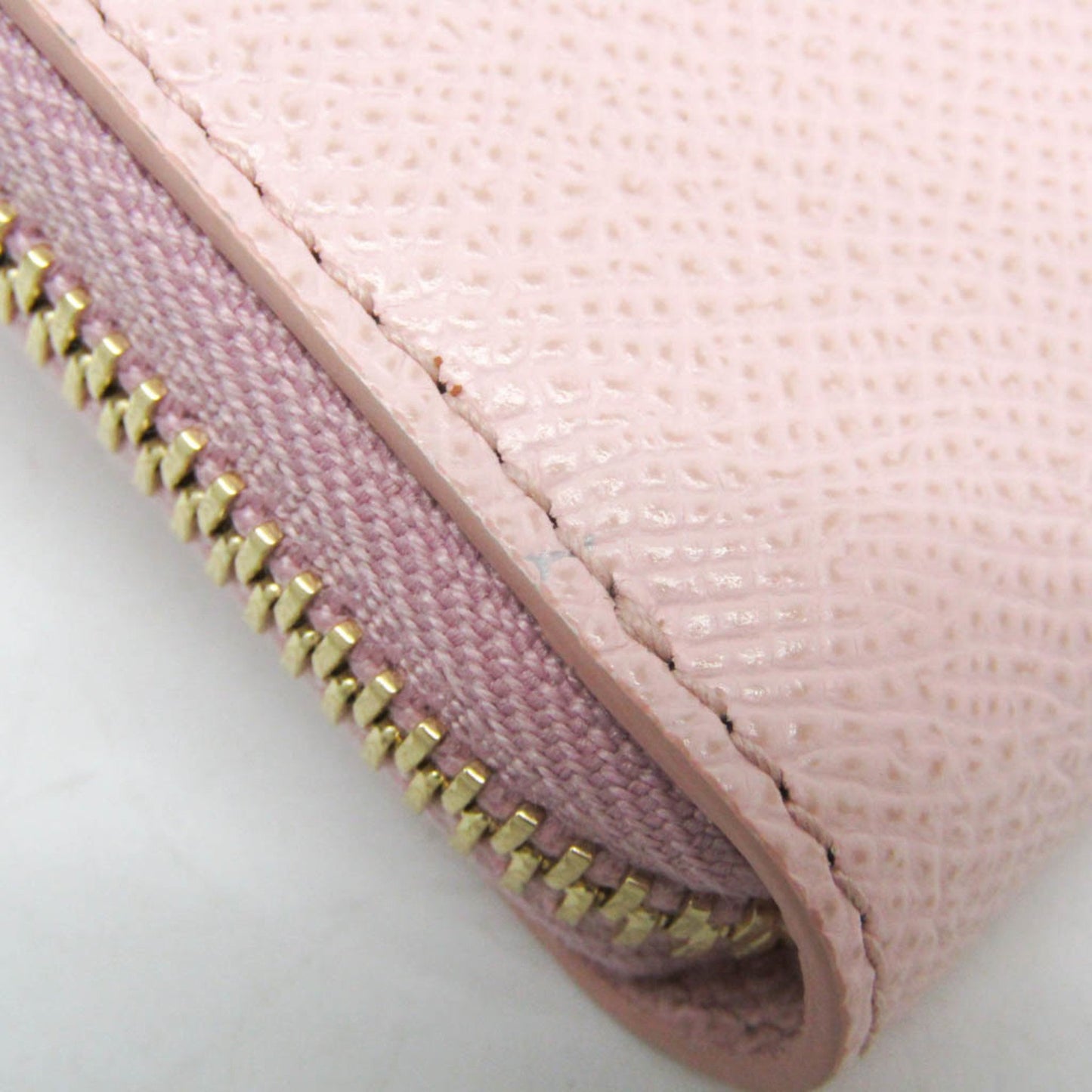 Salvatore Ferragamo Vara Iy-22D288 Leather Card Case Light Pink