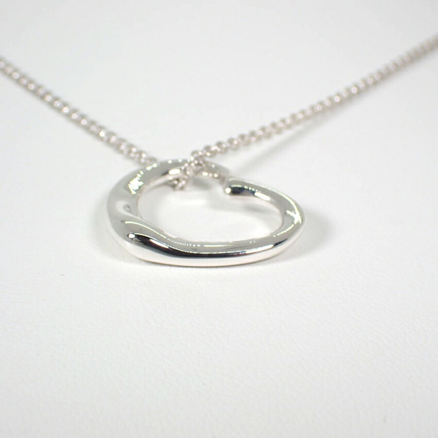 Tiffany 925 Heart Pendant Necklace