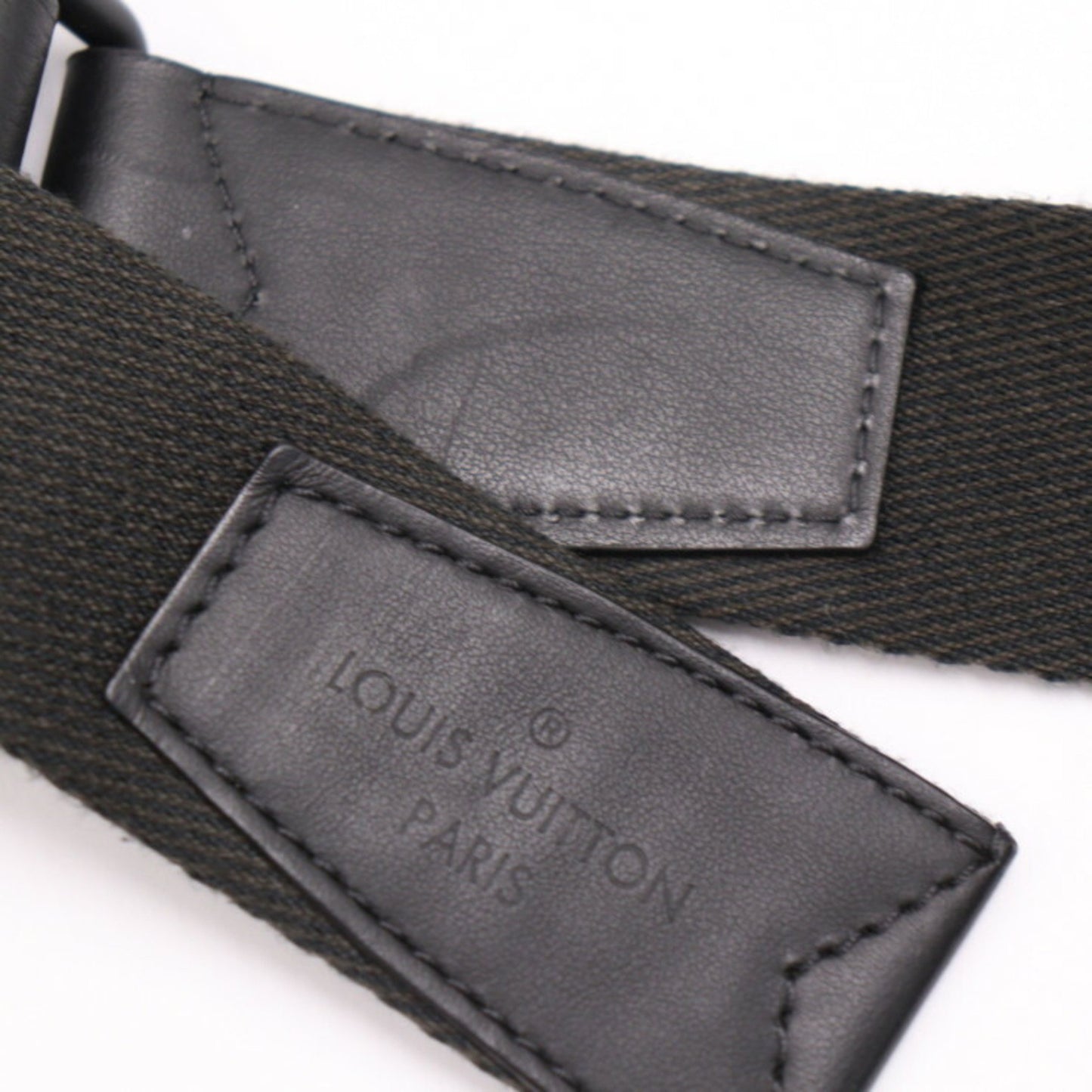 Louis Vuitton Louis Vuitton Take Off Sling Body Bag M57081 Grained Leather Noir Black Lv Waist
