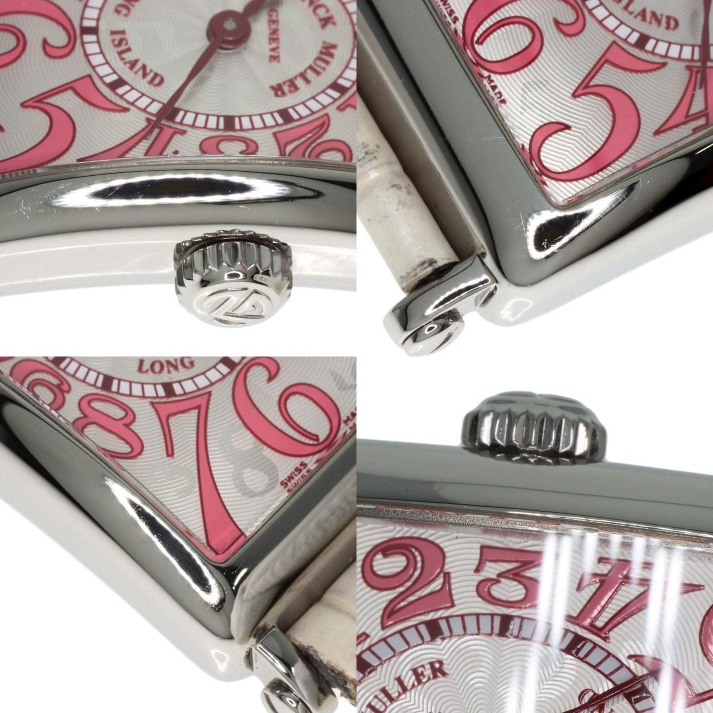 Franck Muller 902J Long Island Japan Limited Edition 500 Pieces Stainless Steel Leather