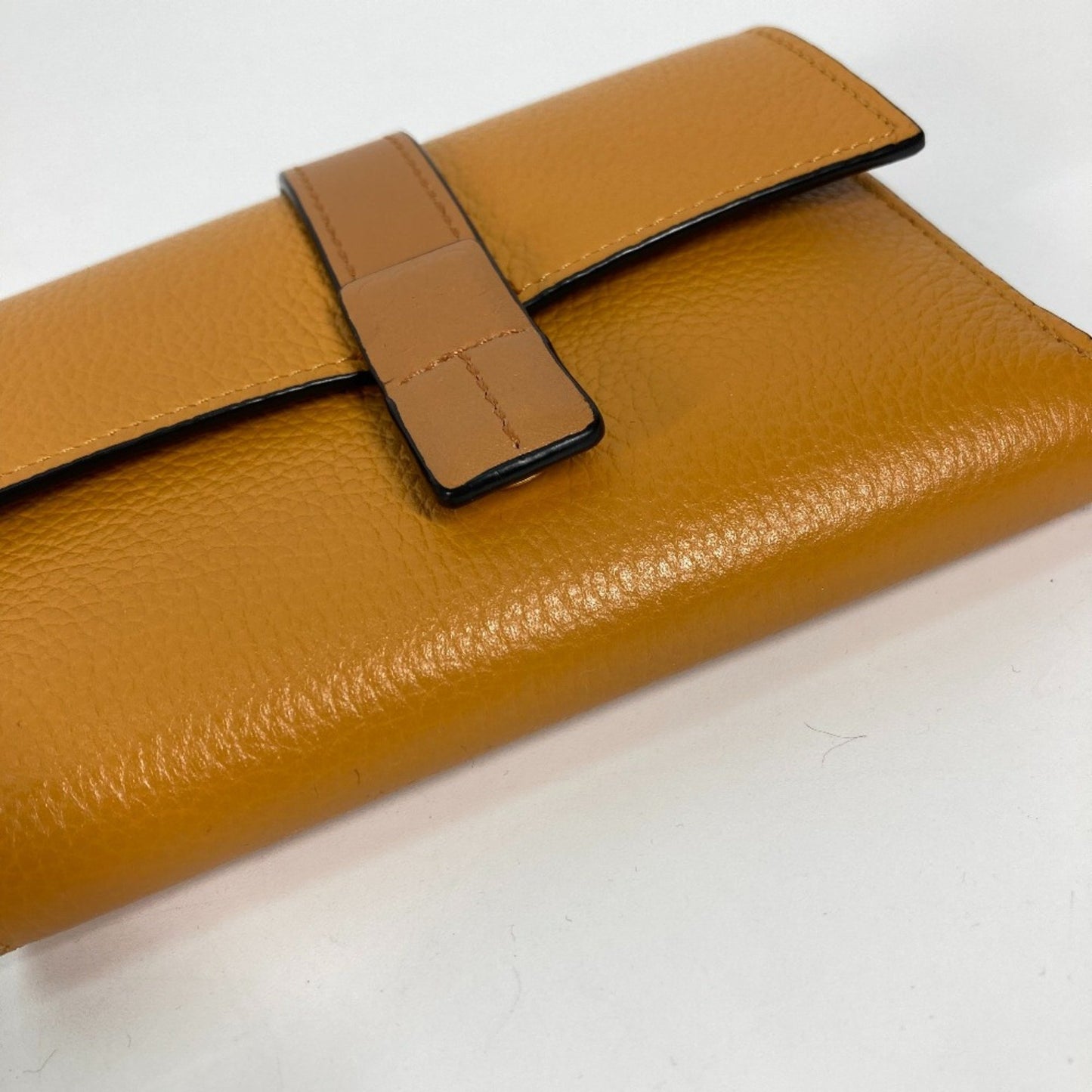 Loewe C660Z41X01 Compact Wallet Folded Wallet Toffee/Tan Brown