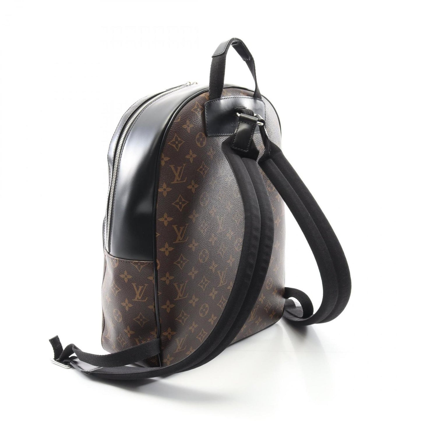 Louis Vuitton Josh Backpack Coated Canvas Leather Monogram Macassar