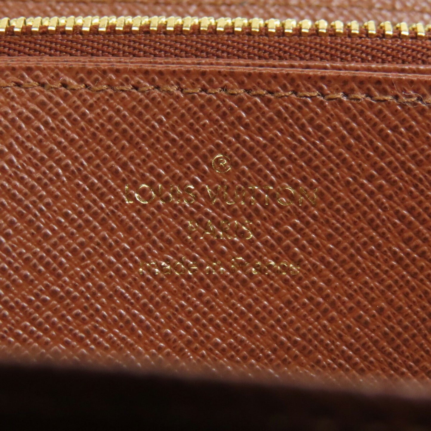 Louis Vuitton M42616 Zippy Wallet Long Monogram Canvas