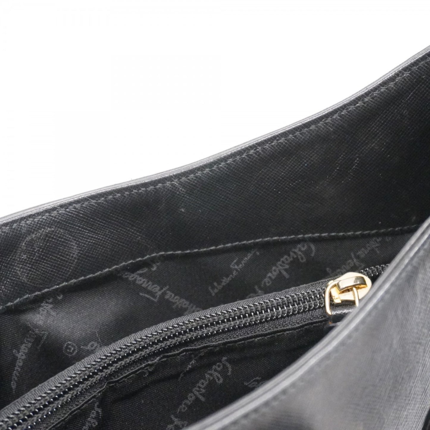 Salvatore Ferragamo Gancini Leather Shoulder Bag