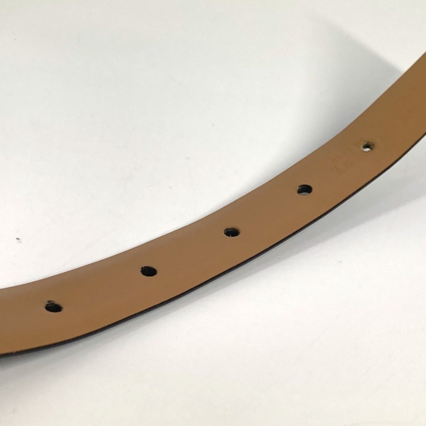 Loewe Logo Buckle Belt Leather