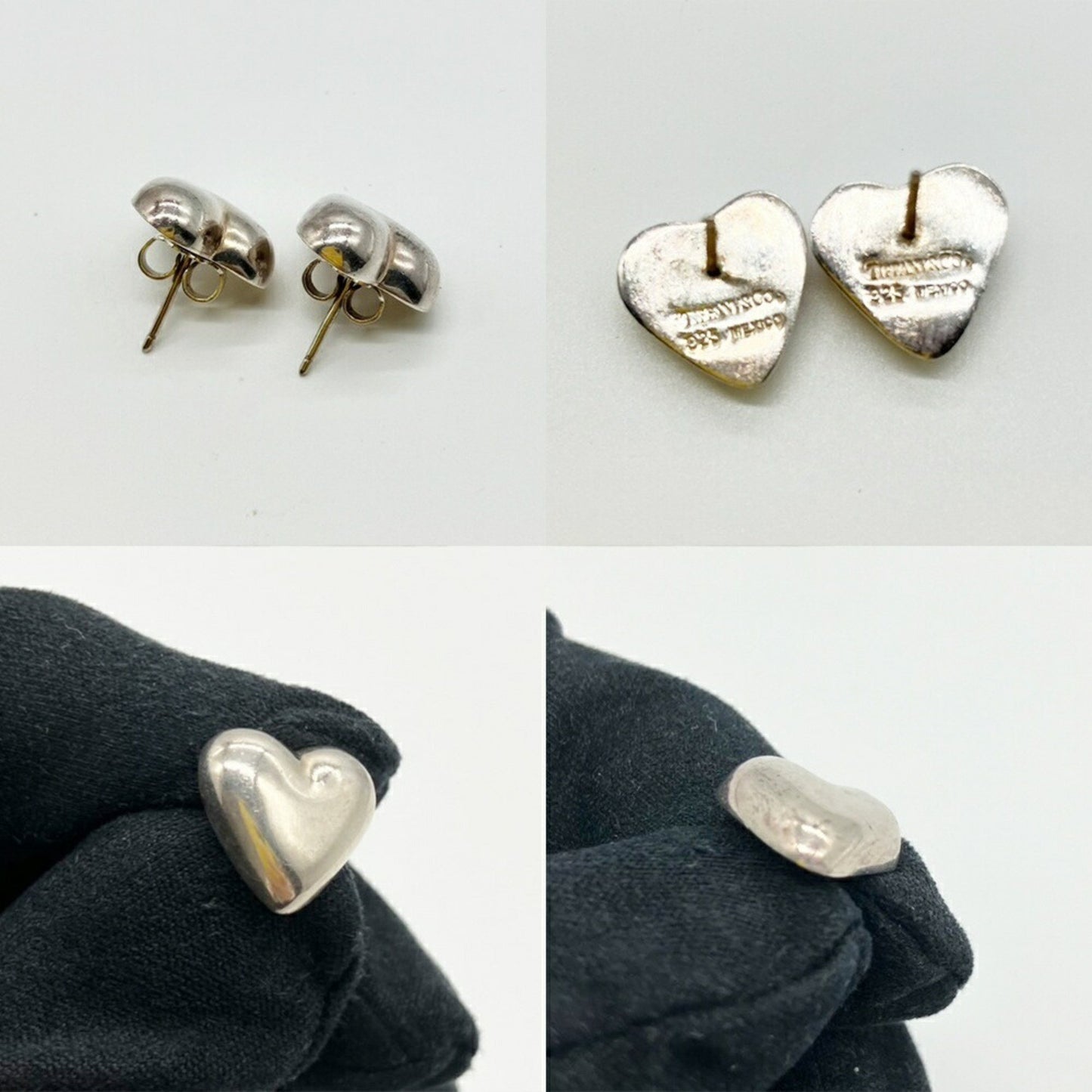 Tiffany Heart Motif Earrings In 925 Silver. Tiffany & Co.