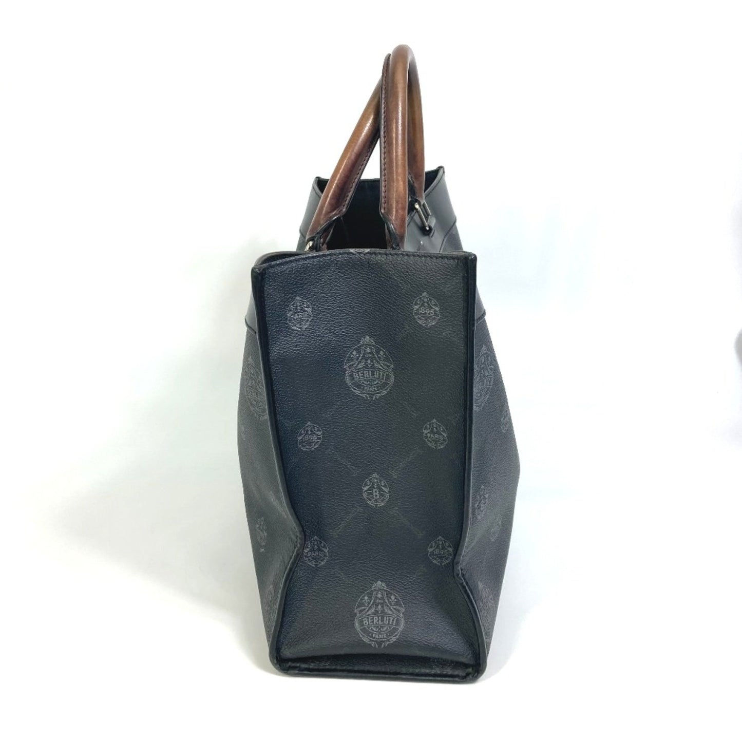 Berlutti 2Way Shoulder Bag Tote Bag Black