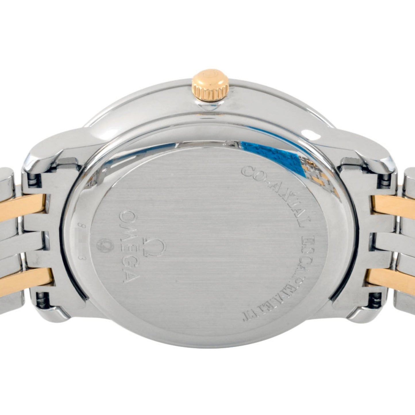 Omega 4374 De Ville Co-Axial Chronometer Watch Automatic Gold Dial