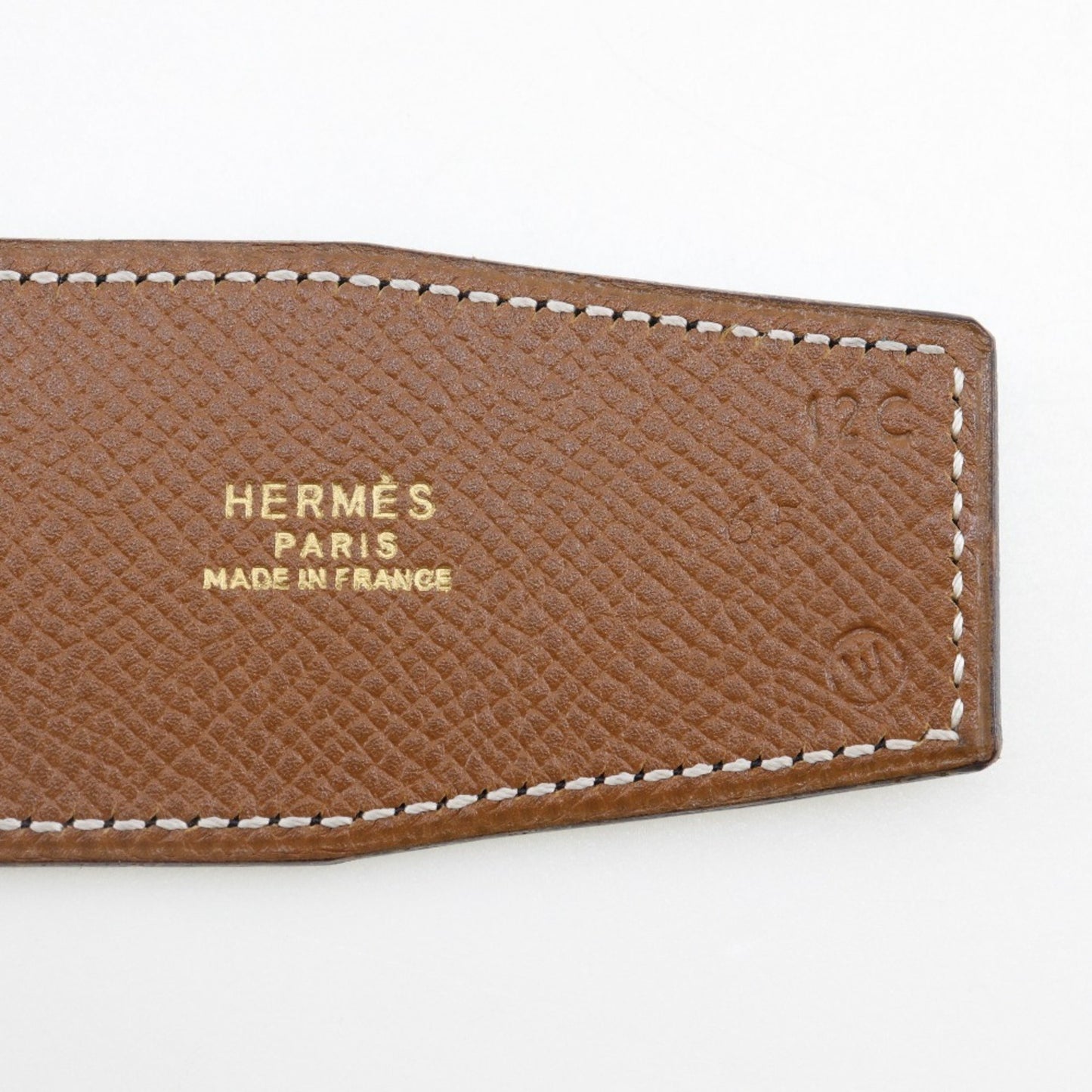 Hermes Hermes Belt Box Calf X Cushvel 1993 ?W
