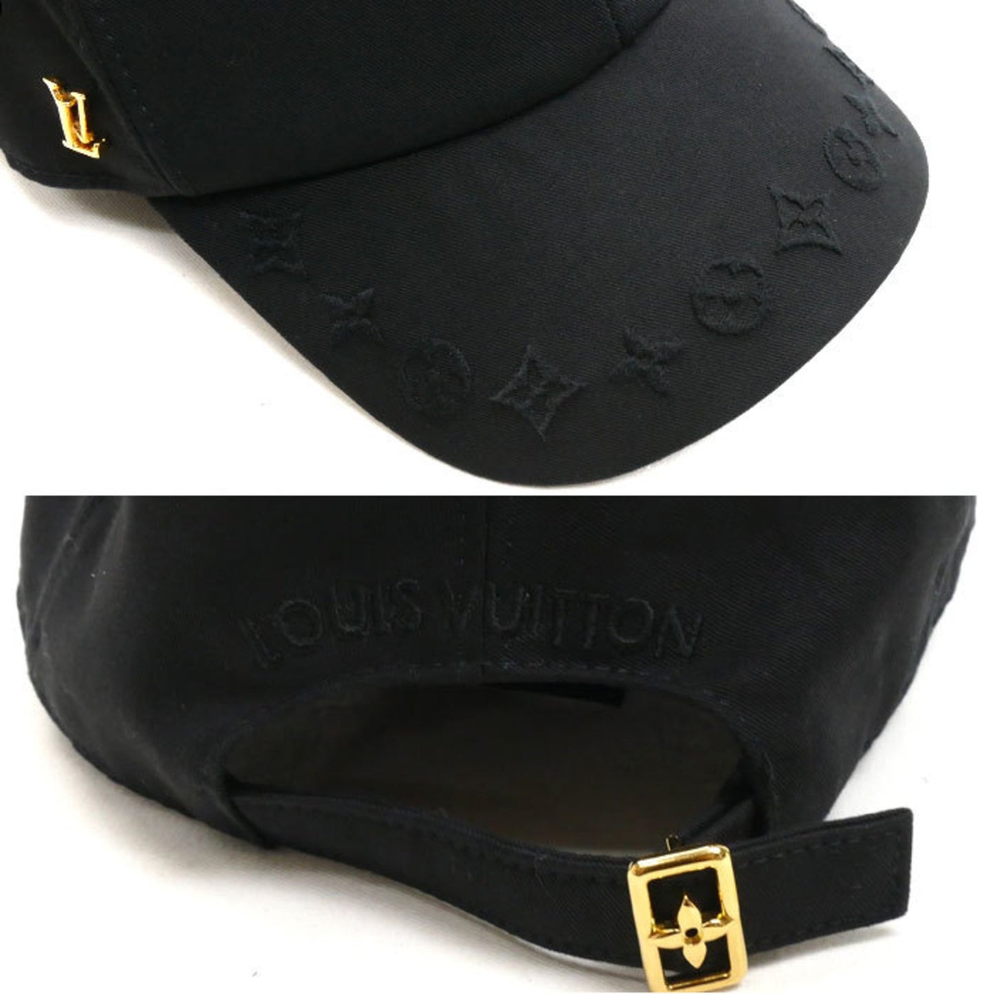 Louis Vuitton Louis Vuitton Filigram Cap Black M7293M M