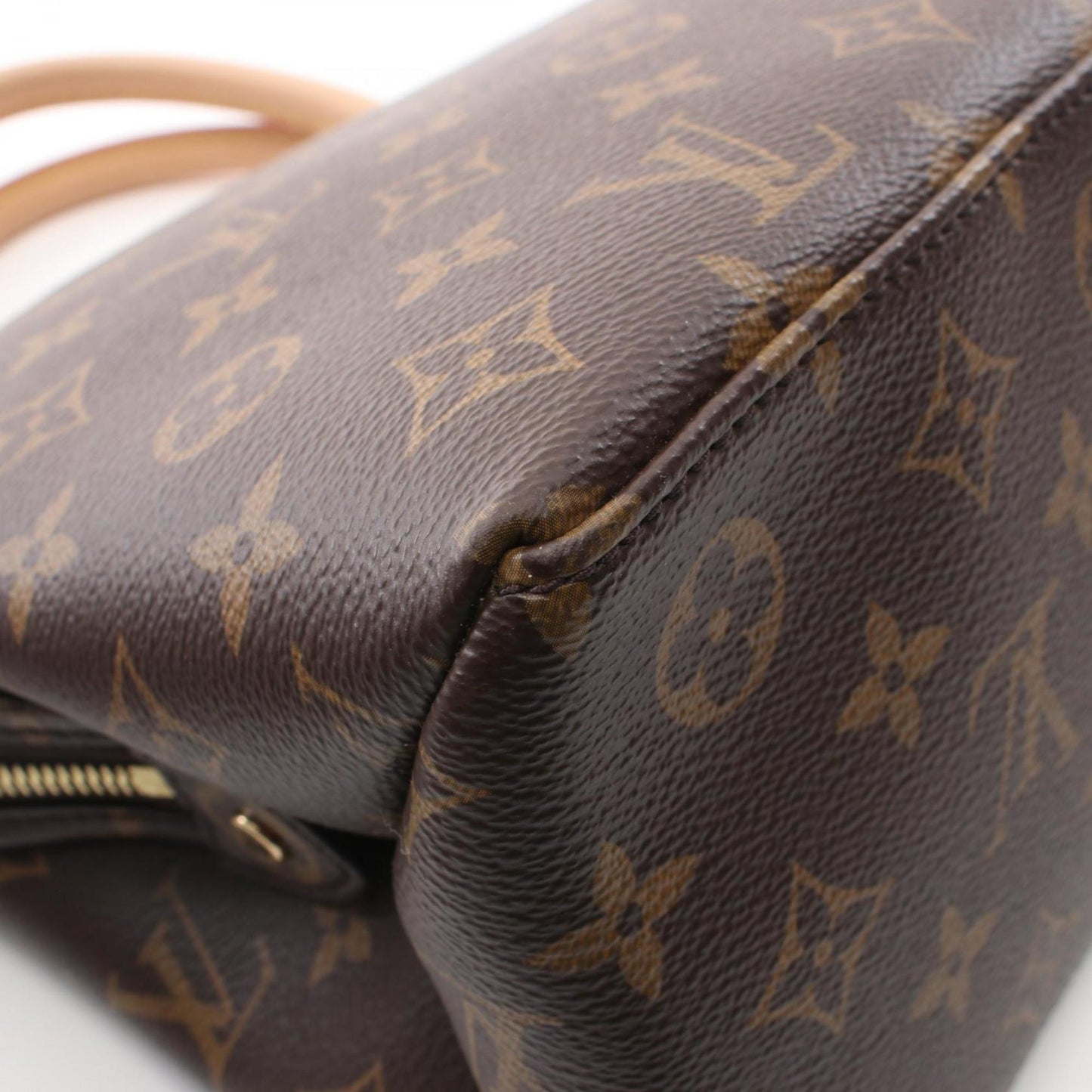 Louis Vuitton Petit Pale Pm Handbag Coated Canvas Leather Monogram