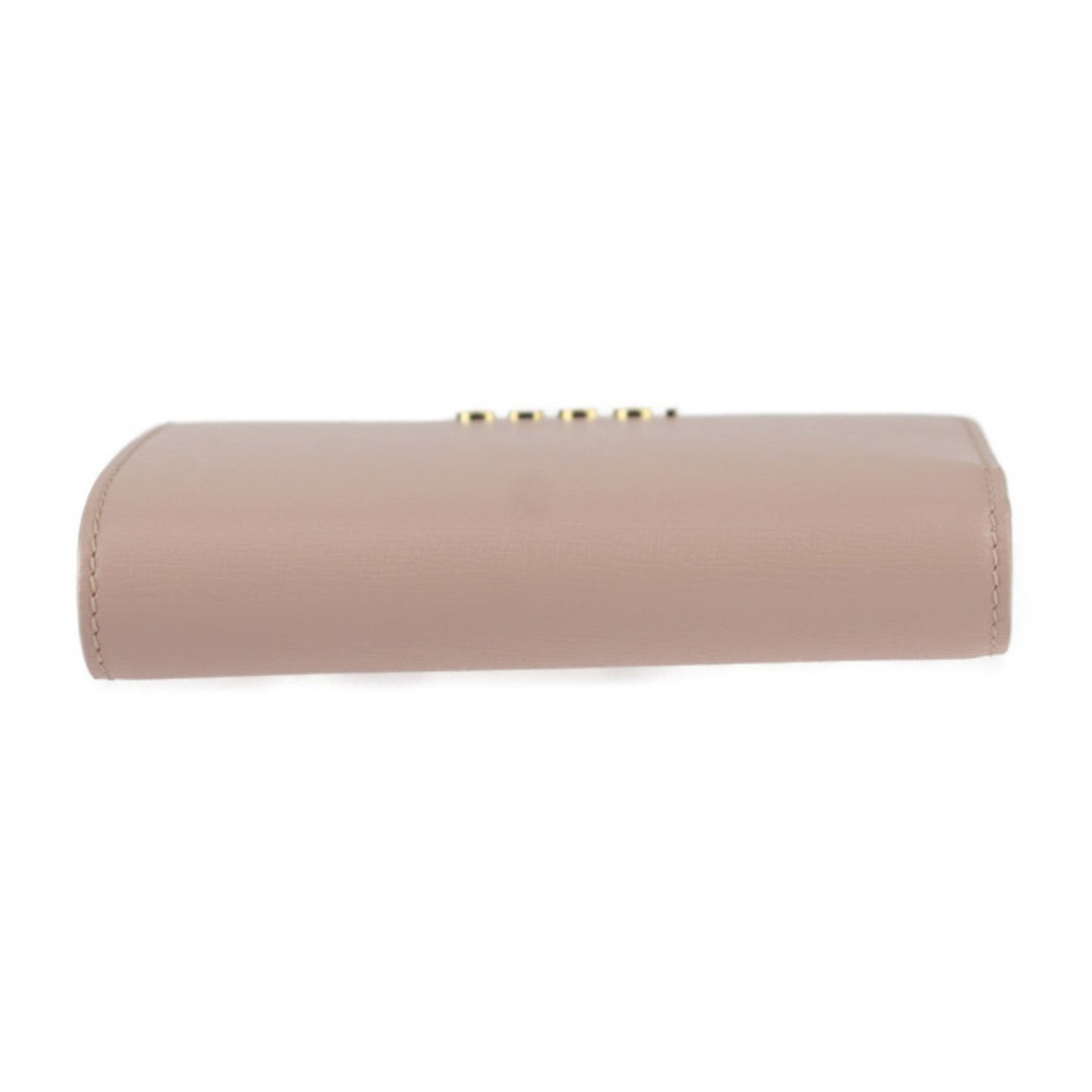 Gucci Script Zip Around Wallet Bi-Fold 772640 Leather Pink L-Shape 2411043010057R1