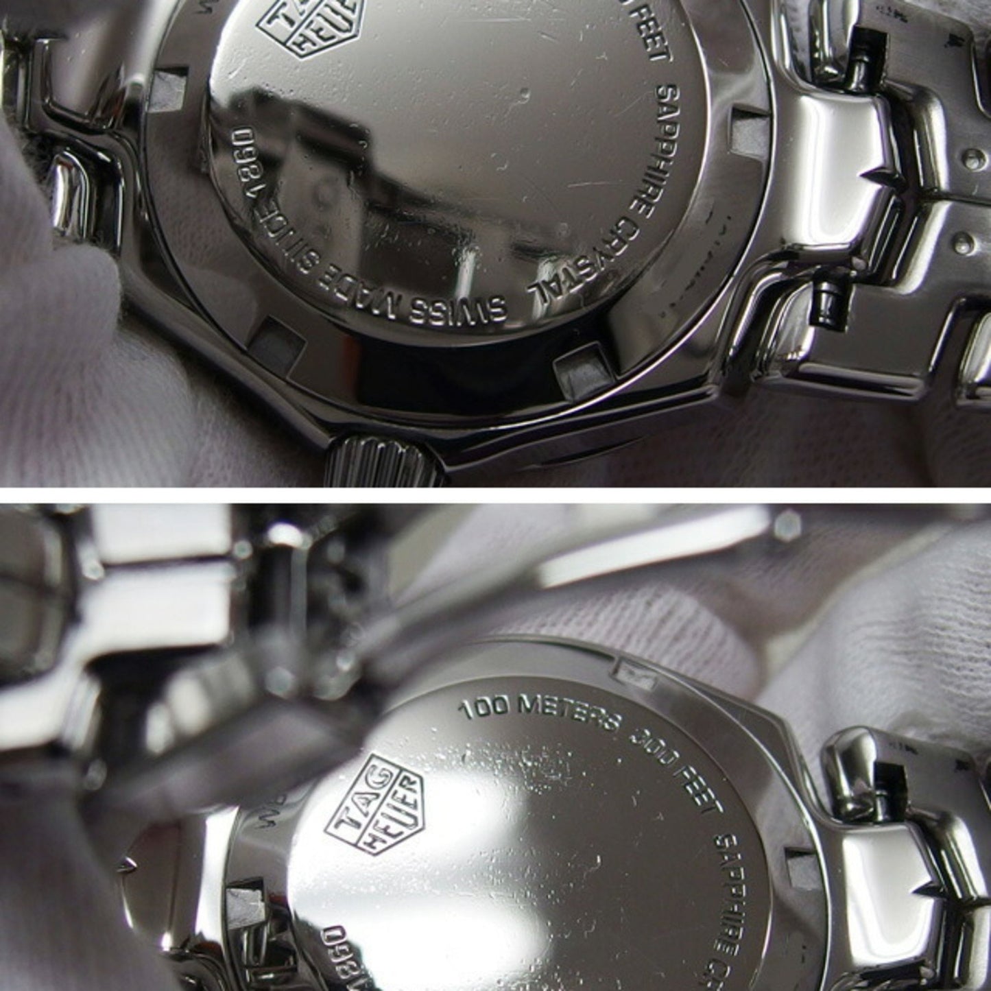 Tag Heuer Link Date 12P Diamond White Shell Dial