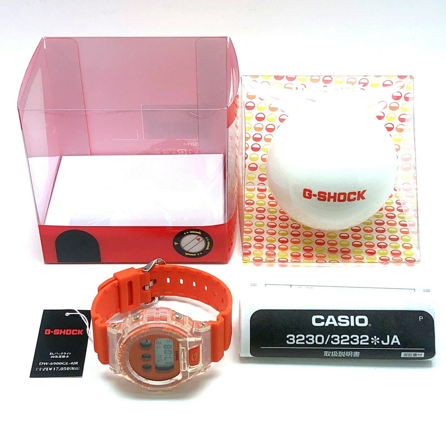 G-Shock Casio Dw-6900Gl-4 Lucky Drop Series Capsule Toy Watch With Skeleton Bezel