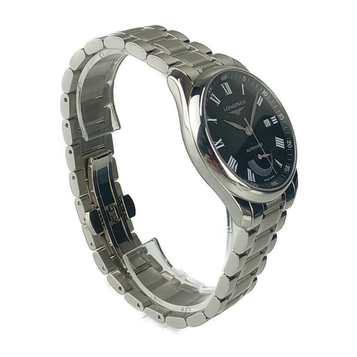 Longines Longines Watch Master Collection Power Reserve L2.908.4.51.6 Silver Black Dial Stainless